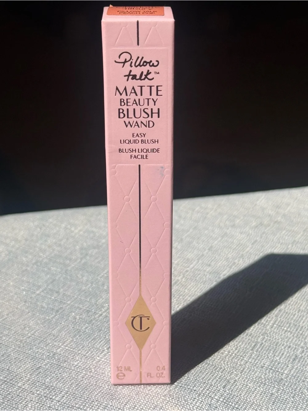 Charlotte Tilbury Pillow Talk Matte Beauty Blush Wand Peach Pop NEW Full Size
